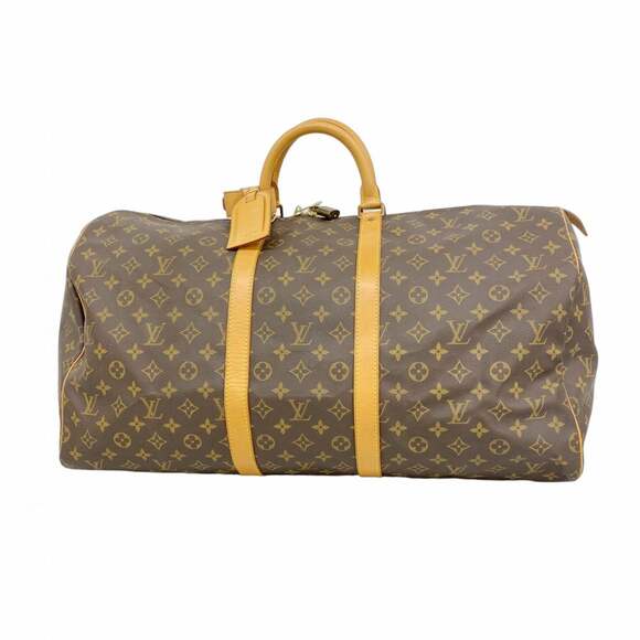 Louis Vuitton Handbags - LOUIS VUITTON Brown Monogram Keepall 55 Boston Bag